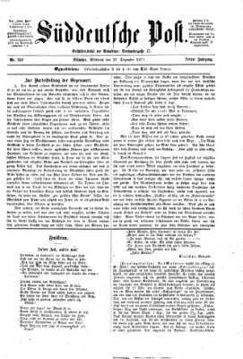 Süddeutsche Post Mittwoch 20. Dezember 1871