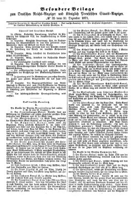 Königlich Preußischer Staats-Anzeiger (Allgemeine preußische Staats-Zeitung) Samstag 30. Dezember 1871