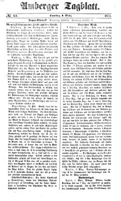 Amberger Tagblatt Samstag 4. März 1871