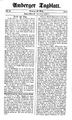 Amberger Tagblatt Montag 13. März 1871