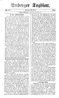 Amberger Tagblatt Freitag 12. Mai 1871