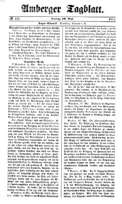 Amberger Tagblatt Freitag 19. Mai 1871