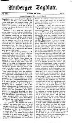 Amberger Tagblatt Montag 22. Mai 1871