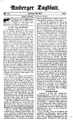 Amberger Tagblatt Dienstag 30. Mai 1871