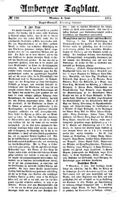 Amberger Tagblatt Montag 5. Juni 1871