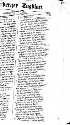 Amberger Tagblatt Mittwoch 5. Juli 1871