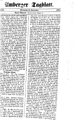 Amberger Tagblatt Mittwoch 6. September 1871