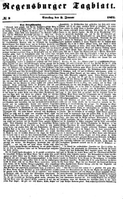 Regensburger Tagblatt Dienstag 3. Januar 1871