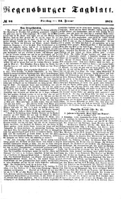 Regensburger Tagblatt Dienstag 24. Januar 1871