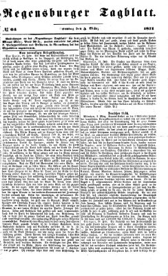 Regensburger Tagblatt Sonntag 5. März 1871