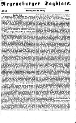 Regensburger Tagblatt Dienstag 28. März 1871