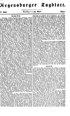 Regensburger Tagblatt Samstag 15. April 1871