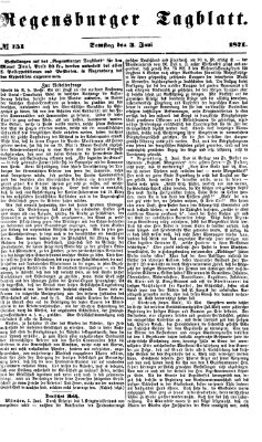 Regensburger Tagblatt Samstag 3. Juni 1871