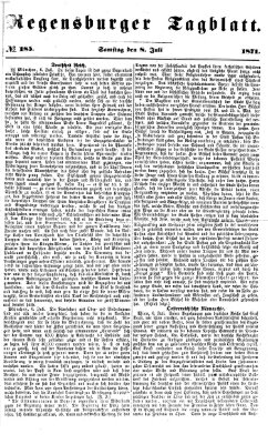 Regensburger Tagblatt Samstag 8. Juli 1871