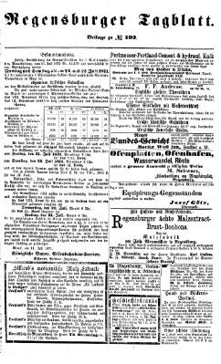 Regensburger Tagblatt Samstag 15. Juli 1871