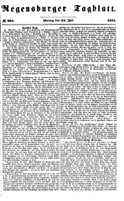 Regensburger Tagblatt Montag 24. Juli 1871