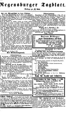 Regensburger Tagblatt Donnerstag 12. Oktober 1871