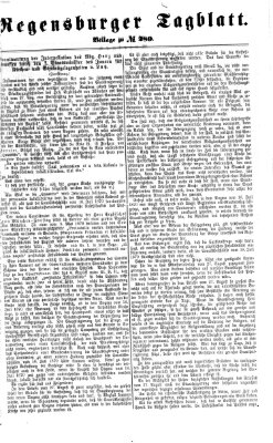 Regensburger Tagblatt Freitag 20. Oktober 1871