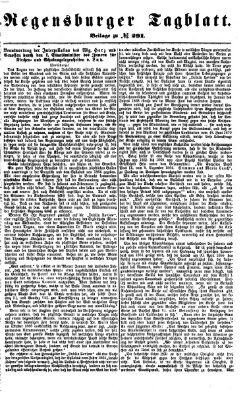 Regensburger Tagblatt Sonntag 22. Oktober 1871