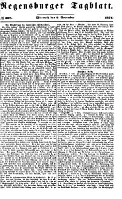 Regensburger Tagblatt Mittwoch 8. November 1871