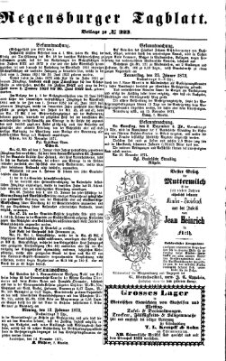 Regensburger Tagblatt Donnerstag 23. November 1871