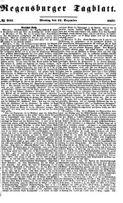 Regensburger Tagblatt Montag 11. Dezember 1871