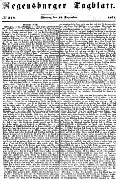 Regensburger Tagblatt Montag 18. Dezember 1871