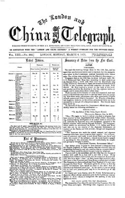 The London and China telegraph Montag 6. März 1871