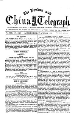 The London and China telegraph Montag 24. April 1871