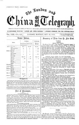 The London and China telegraph Montag 23. Oktober 1871