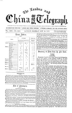 The London and China telegraph Montag 30. Oktober 1871