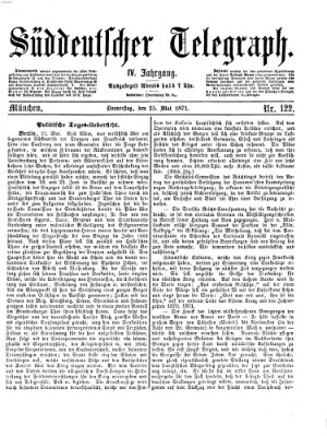 Süddeutscher Telegraph Donnerstag 25. Mai 1871