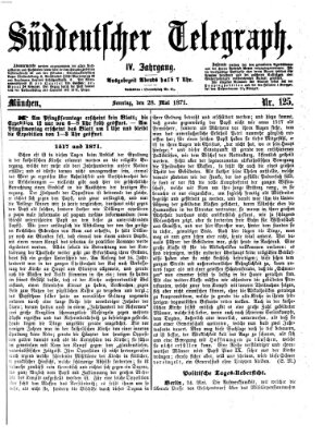 Süddeutscher Telegraph Sonntag 28. Mai 1871