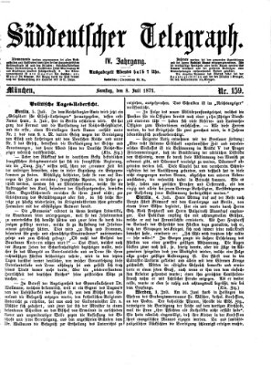 Süddeutscher Telegraph Samstag 8. Juli 1871