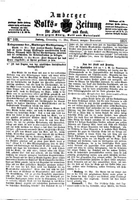 Amberger Volks-Zeitung für Stadt und Land Donnerstag 11. Mai 1871