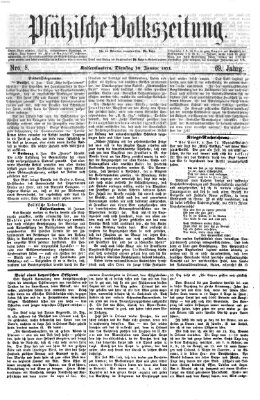 Pfälzische Volkszeitung Dienstag 10. Januar 1871