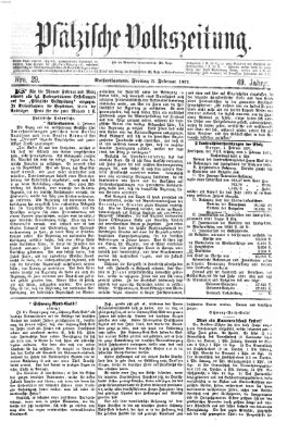 Pfälzische Volkszeitung Freitag 3. Februar 1871