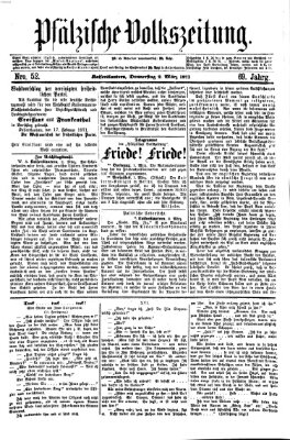 Pfälzische Volkszeitung Donnerstag 2. März 1871