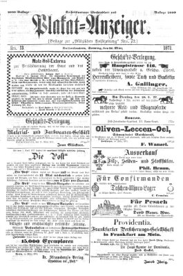 Pfälzische Volkszeitung Sonntag 26. März 1871