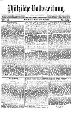 Pfälzische Volkszeitung Mittwoch 10. Mai 1871