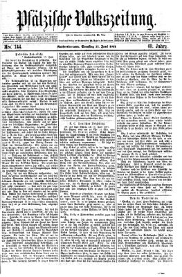 Pfälzische Volkszeitung Samstag 17. Juni 1871