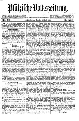 Pfälzische Volkszeitung Samstag 29. Juli 1871