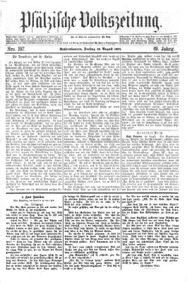 Pfälzische Volkszeitung Freitag 18. August 1871