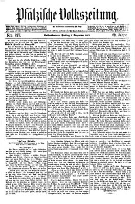 Pfälzische Volkszeitung Freitag 1. Dezember 1871