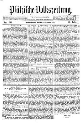 Pfälzische Volkszeitung Freitag 8. Dezember 1871