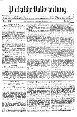 Pfälzische Volkszeitung Samstag 9. Dezember 1871