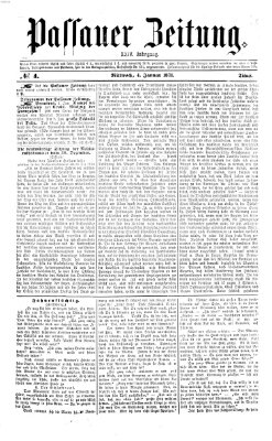 Passauer Zeitung Mittwoch 4. Januar 1871