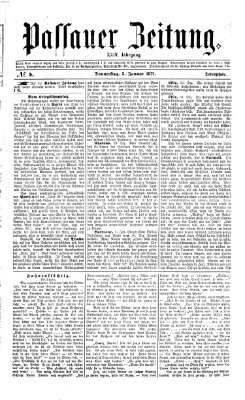 Passauer Zeitung Donnerstag 5. Januar 1871