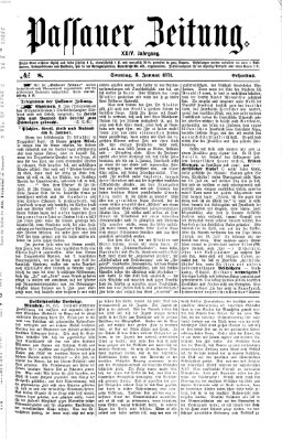 Passauer Zeitung Sonntag 8. Januar 1871