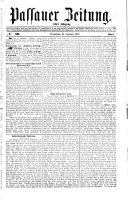 Passauer Zeitung Dienstag 10. Januar 1871